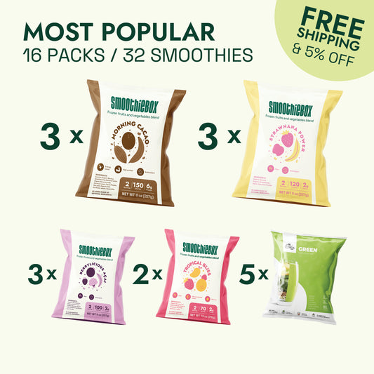 Most Popular (16 packs / 32 smoothies)