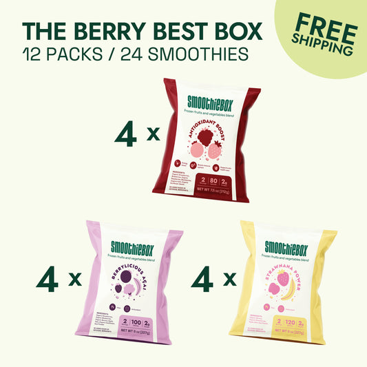 The Berry Best Box (12 packs / 24 smoothies)